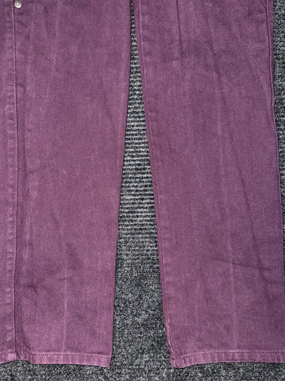 Vintage Roughrider Western Jeans High Rise Embellished Cut Out Purple Black 24" - Picture 5 of 14